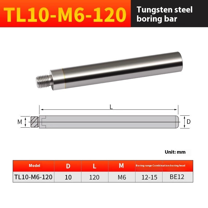 2052-Discardable detachable boring head BE reaming tool head NBJ16 shock-resistant tungsten steel boring rod boring tool holder collet sleeve Shandong Denso Pricision Tools Co.,Ltd.